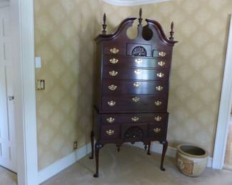 Mahogany Federal Style tall chest