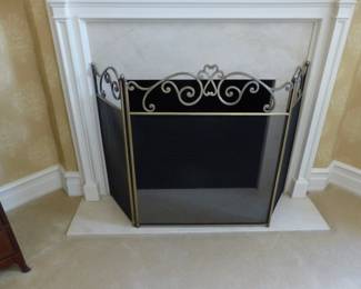 Fireplace screen