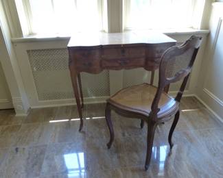 Antique dressing table & chair