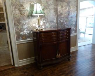 Century Furniture silverware cabinet