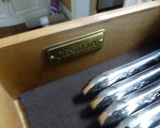 Century Furniture silverware cabinet