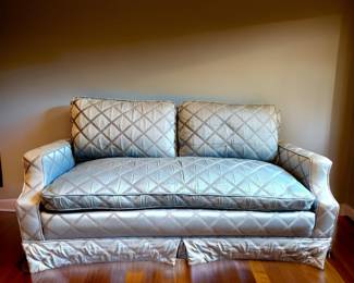 Vintage Down-Filled Love Seat $195 or bid #105