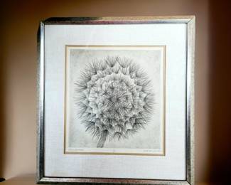 BETH VAN HOESEN "Dandelion" 13/25 $150 or bid #86