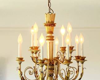 Vintage NeoClassical Chandelier $295 or bid #4
