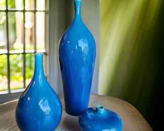 CARL-HARRY STALHANE Set of 3 Stoneware Bottles bid #112