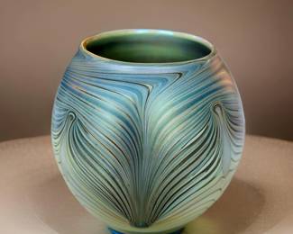 Artist-signed Studio Glass 1972 $95 or bid #67