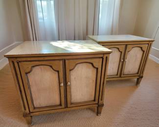 Pair NeoClassical End Tables $125 or bid #130