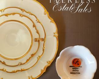 16pcs "Brighton" Vintage German Dinnerware Src for 4 $78 or bid #68