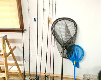 Fishing rods and reels 