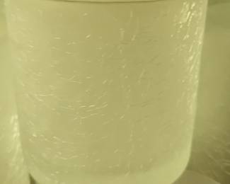 Set of MCM "cracked glass" dishes