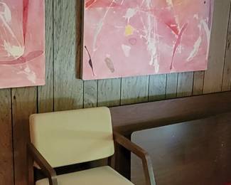 Pr of Mid-century chairs