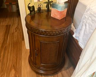 2 Tommy Bahama end tables with storage