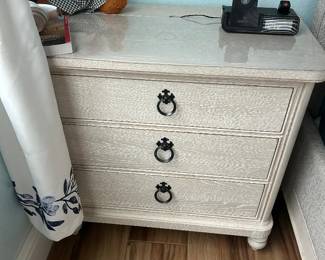 White Bedside Table