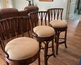 3 Tommy Bahama, 31inch Bar Stools