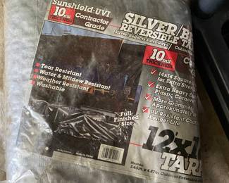 Heavy duty tarp.