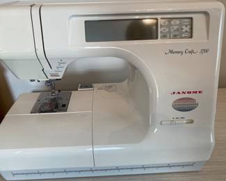 Janome 5700 embroidery machine. 