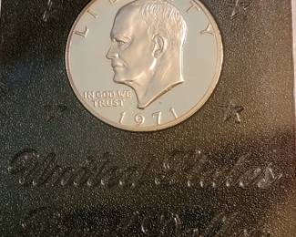 First Eisenhower Silver Proof Dollar...1971-s