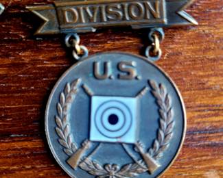 Rare U.S Calvary Division Marksmanship medal, dated 1906