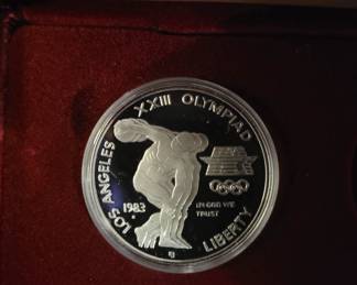 1984 Olympics silver dollar