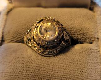 Antique silver ring