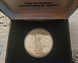 Bicentennial Liberty silver dollar