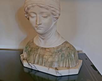 Marble bust