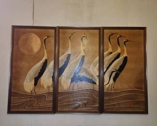 3 panel mural - by Franco