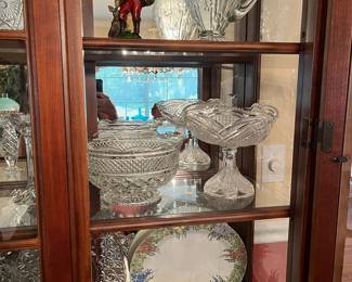 And it's FULL of fine glassware