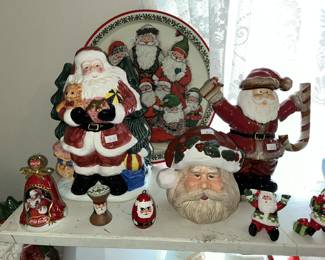 Loads of Santas in this room!