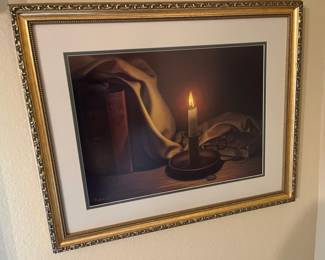 "Candlelight" still life by Windberg