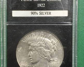 1922 Silver Peace Dollar, PCS Uncirculated