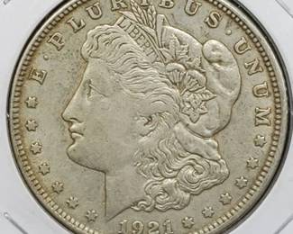 1921 Morgan Silver Dollar