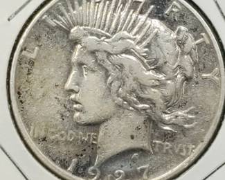 1927-D Peace Dollar