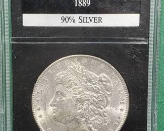 1889 Morgan Silver Dollar, PCS Uncirculated