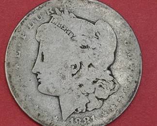 1881-O Morgan Silver Dollar