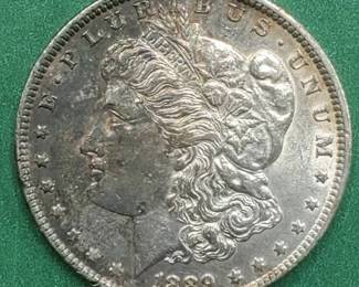1889 Morgan Silver Dollar, Toned Higher Grade