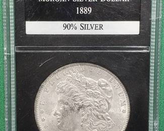 1889 Morgan Silver Dollar, PCS Uncirculated