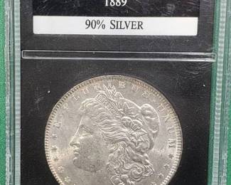 1889 Morgan Silver Dollar, PCS Uncirculated