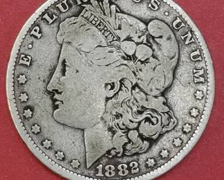 1882-O Morgan Silver Dollar