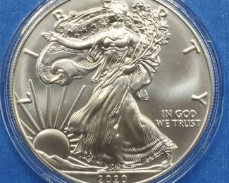 2020 American Silver Eagle in Airtite