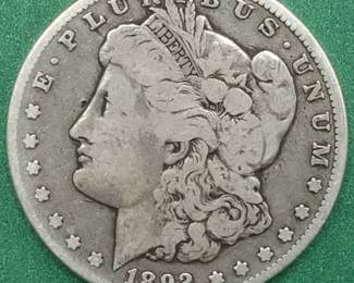 1892-O Morgan Silver Dollar