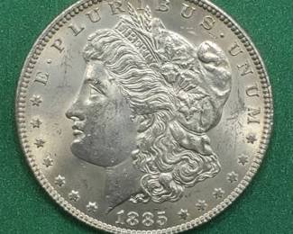 1885 Morgan Silver Dollar Higher Grade