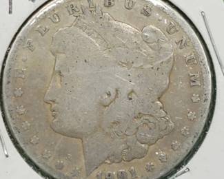 1901-S Morgan Silver Dollar