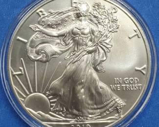 2019 American Silver Eagle in Airtite