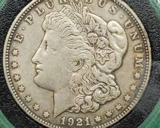 1921 Morgan Silver Dollar