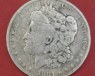 1881 Morgan Silver Dollar