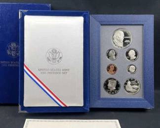 1993 US Prestige Proof Set w/ Silver Dollar