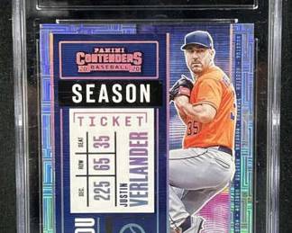 2020 Contenders Justin Verlander CGC 9