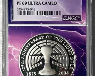 2004 Thomas Alva Edison Silver $1 NGC PF69UC