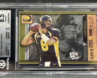 2005 Press Pass Aaron Rogers BGS 8.5